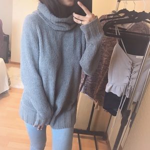 Chenille Turtleneck Sweater